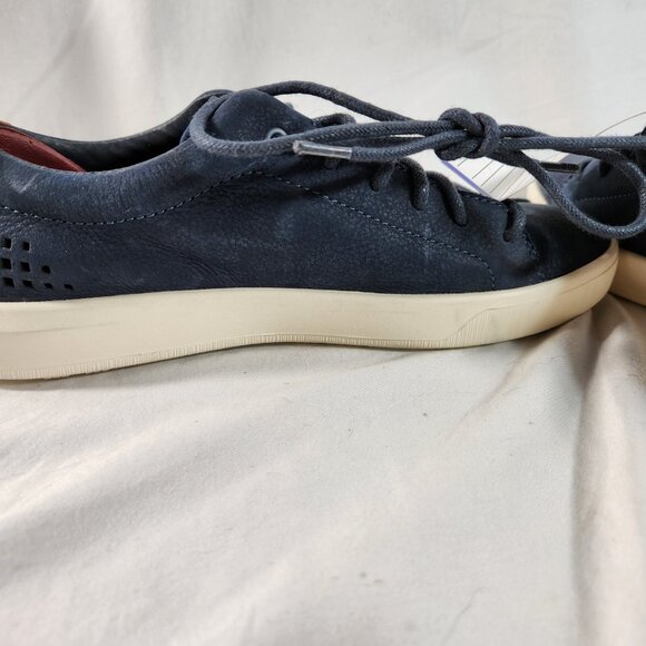 New SFC Mozo Women's MAVI Non-Slip Crew Leather Shoes Navy Blue M42168 US Size 7 - Picture 6 of 16